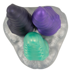 Beasty Cocks Triple Gode Tri Tentak 19 x 9.5cm